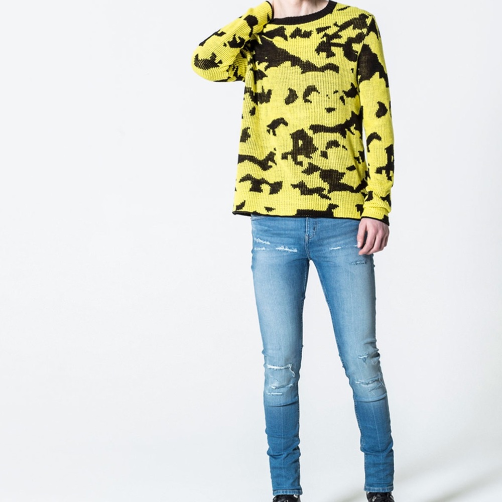 Cheap Monday Moe Overdye Crewneck Sweater